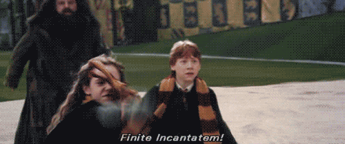 hermione granger casting a spell